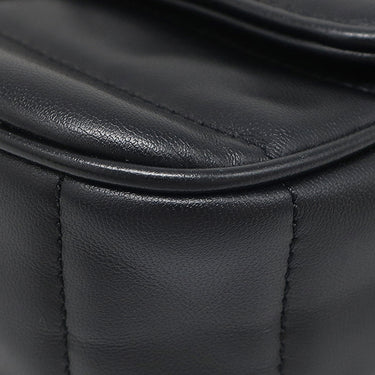 セリーヌ CELINE マトラッセ モノクローム 111273EYD.38NO ブラック レザー ショルダーバッグ ゴールド金具 黒 ロゴ チェーンショルダー チェーンバッグ