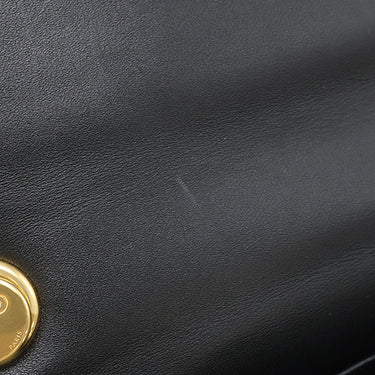 セリーヌ CELINE マトラッセ モノクローム 111273EYD.38NO ブラック レザー ショルダーバッグ ゴールド金具 黒 ロゴ チェーンショルダー チェーンバッグ