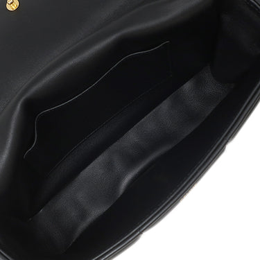 セリーヌ CELINE マトラッセ モノクローム 111273EYD.38NO ブラック レザー ショルダーバッグ ゴールド金具 黒 ロゴ チェーンショルダー チェーンバッグ