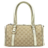 グッチ GUCCI GGキャンバス アビー ミニボストン 130942 ベージュ GGキャンバス ハンドバッグ ゴールド金具 メタリック