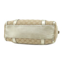 グッチ GUCCI GGキャンバス アビー ミニボストン 130942 ベージュ GGキャンバス ハンドバッグ ゴールド金具 メタリック