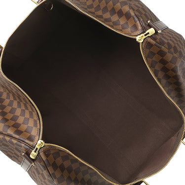ルイヴィトン LOUIS VUITTON キーポル バンドリエール 55 N41414 ダミエエベヌ ダミエキャンバス ボストンバッグ ゴールド金具 茶 付属品欠品