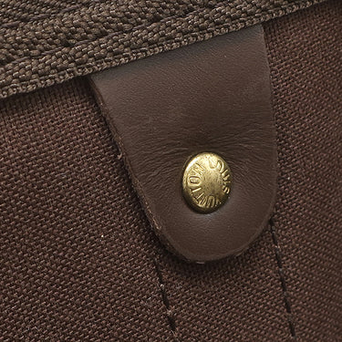 ルイヴィトン LOUIS VUITTON キーポル バンドリエール 55 N41414 ダミエエベヌ ダミエキャンバス ボストンバッグ ゴールド金具 茶 付属品欠品