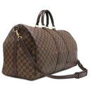 ルイヴィトン LOUIS VUITTON キーポル バンドリエール 55 N41414 ダミエエベヌ ダミエキャンバス ボストンバッグ ゴールド金具 茶 付属品欠品