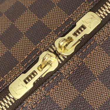 ルイヴィトン LOUIS VUITTON キーポル バンドリエール 55 N41414 ダミエエベヌ ダミエキャンバス ボストンバッグ ゴールド金具 茶 付属品欠品