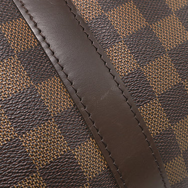 ルイヴィトン LOUIS VUITTON キーポル バンドリエール 55 N41414 ダミエエベヌ ダミエキャンバス ボストンバッグ ゴールド金具 茶 付属品欠品