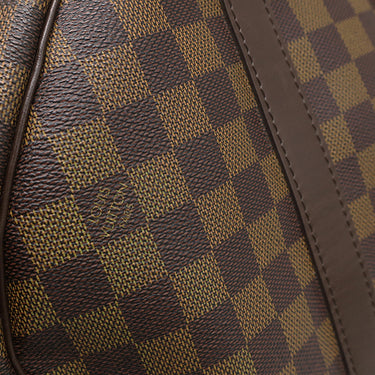 ルイヴィトン LOUIS VUITTON キーポル バンドリエール 55 N41414 ダミエエベヌ ダミエキャンバス ボストンバッグ ゴールド金具 茶 付属品欠品