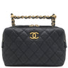 シャネル CHANEL マトラッセ スモール ボーリングバッグ AS3230 ブラック カーフ ショルダーバッグ マットゴールド金具 黒