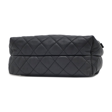 シャネル CHANEL マトラッセ スモール ボーリングバッグ AS3230 ブラック カーフ ショルダーバッグ マットゴールド金具 黒