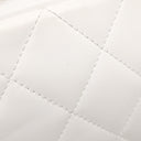シャネル CHANEL マトラッセ 18 トップハンドル ホワイト レザー 2WAYバッグ ゴールド金具 白 ハンドバッグ