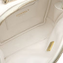 シャネル CHANEL マトラッセ 18 トップハンドル ホワイト レザー 2WAYバッグ ゴールド金具 白 ハンドバッグ