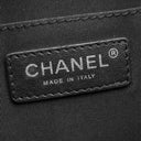 シャネル CHANEL ハーフココ カメラバッグ A98644 ブラック ラムスキン ショルダーバッグ シルバー金具 黒 チェーンショルダー
