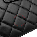 シャネル CHANEL ハーフココ カメラバッグ A98644 ブラック ラムスキン ショルダーバッグ シルバー金具 黒 チェーンショルダー