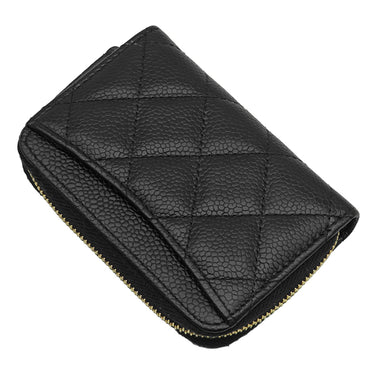 シャネル CHANEL クラシック ジップ コインパース AP0216 ブラック キャビアスキン コインケース ゴールド金具 黒