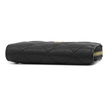 シャネル CHANEL クラシック ジップ コインパース AP0216 ブラック キャビアスキン コインケース ゴールド金具 黒