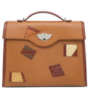 エルメス HERMES ケリー ニュアージュ ブラウン系 クシュベル アリゲーター オーストリッチ 2WAYバッグ シルバー金具 茶 ショルダー ヴィンテージ クロコ パピヨン金具
