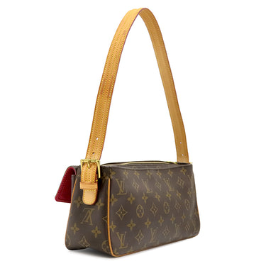 ルイヴィトン LOUIS VUITTON ヴィバシテ MM M51164 モノグラム モノグラムキャンバス ショルダーバッグ ゴールド金具 茶 肩掛け