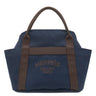 エルメス HERMES サックドパンサージュ グルーム ネイビー×オレンジ キャンバス トワルシェブロン 2WAYバッグ シルバー金具 紺 トート 2025年製