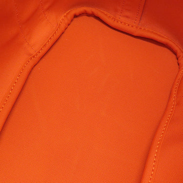エルメス HERMES サックドパンサージュ グルーム ネイビー×オレンジ キャンバス トワルシェブロン 2WAYバッグ シルバー金具 紺 トート 2025年製
