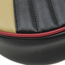グッチ GUCCI GGマーモント ラウンドショルダー 550154 ブラック×ベージュ×レッド レザー ショルダーバッグ ゴールド金具 黒 赤 チェーン