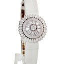 腕時計 ハリーウィンストン Harry Winston ローズバッド HJTGHM27WW001 クオーツ レディース メーカーOH済 K18WG無垢 純正ダイヤ シェル