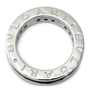 ブルガリ BVLGARI ビーゼロワン B-zero1 リング XS ホワイトゴールド K18WG ガーネット #47(JP7) リング 指輪 750 18金 WG 1バンドリング ガーネット 7号