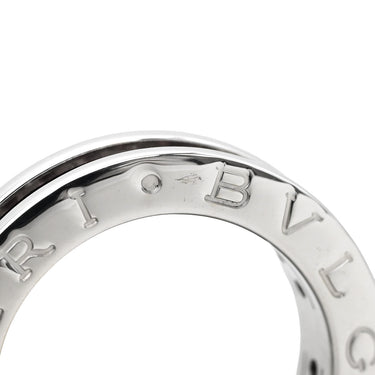 ブルガリ BVLGARI ビーゼロワン B-zero1 リング XS ホワイトゴールド K18WG ガーネット #47(JP7) リング 指輪 750 18金 WG 1バンドリング ガーネット 7号