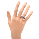 ブルガリ BVLGARI ビーゼロワン B-zero1 リング XS ホワイトゴールド K18WG ガーネット #47(JP7) リング 指輪 750 18金 WG 1バンドリング ガーネット 7号