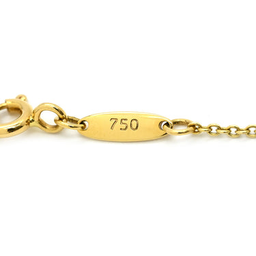 ティファニー Tiffany & Co ダブルループ イエローゴールド K18YG ネックレス エルサペレッティ 750 18金
