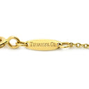 ティファニー Tiffany & Co ダブルループ イエローゴールド K18YG ネックレス エルサペレッティ 750 18金