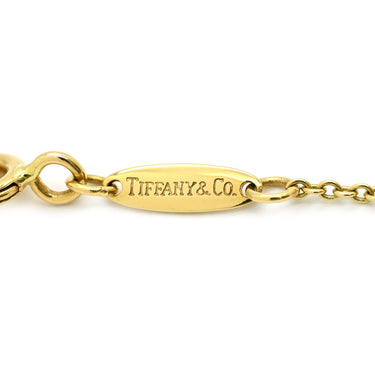 ティファニー Tiffany & Co ダブルループ イエローゴールド K18YG ネックレス エルサペレッティ 750 18金