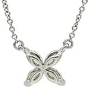 ティファニー Tiffany & Co ビクトリア ダイヤモンド プラチナシルバー Pt950 ダイヤモンド ネックレス T＆Co. Pt950 プラチナ 花 フラワーモチーフ マーキス