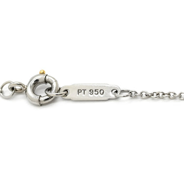 ティファニー Tiffany & Co ビクトリア ダイヤモンド プラチナシルバー Pt950 ダイヤモンド ネックレス T＆Co. Pt950 プラチナ 花 フラワーモチーフ マーキス