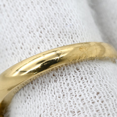 ヴァンクリーフアーペル Van Cleef & Arpels ヴィンテージ アルハンブラ ギヨシェ VCARP6I300 イエローゴールド K18YG #51(JP11) リング 指輪 18K 750 10.5号