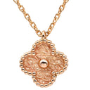 ヴァンクリーフアーペル Van Cleef & Arpels スウィートアルハンブラ ペンダント VCARO8DF00 ローズゴールド K18PG ネックレス Au750 PG テクスチャード