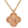 ヴァンクリーフアーペル Van Cleef & Arpels スウィートアルハンブラ ペンダント VCARO8DF00 ローズゴールド K18PG ネックレス Au750 PG テクスチャード