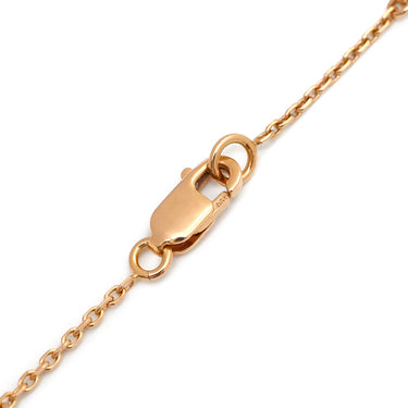 ヴァンクリーフアーペル Van Cleef & Arpels スウィートアルハンブラ ペンダント VCARO8DF00 ローズゴールド K18PG ネックレス Au750 PG テクスチャード