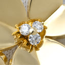ヴァンクリーフアーペル Van Cleef & Arpels フリヴォル アントレ レ ドア VCARB67600 イエローゴールド K18YG ダイヤモンド #54(JP14) リング 指輪 フラワー 4Pダイヤ 14号