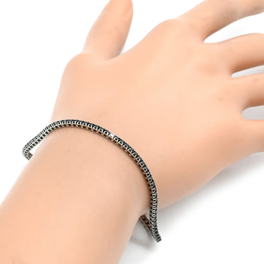 ダミアーニ DAMIANI ルーチェ ソロ ウーノ 20092374 ブラック×ホワイトゴールド K18WG ブラックダイヤモンド ダイヤモンド ブレスレット ブラックダイヤ テニスブレスレット