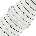カルティエ Cartier ラブブレスレット オープン 1Pダイヤモンド B6029900 ホワイトゴールド K18WG ダイヤモンド #18 バングル LOVE Au750 18K 18金