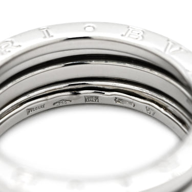 ブルガリ BVLGARI ビーゼロワン B-zero1 2バンドリング ホワイトゴールド K18WG #57(JP17) リング 指輪 750 18金 WG 16号