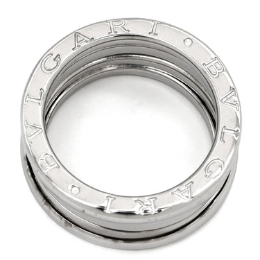 ブルガリ BVLGARI ビーゼロワン B-zero1 2バンドリング ホワイトゴールド K18WG #51(JP11) リング 指輪 750 18K WG 10号