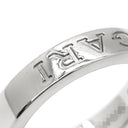 ブルガリ BVLGARI ブルガリブルガリ ダブルロゴ AN853348 ホワイトゴールド K18WG ダイヤモンド リング 指輪 18K 750AU 1Pダイヤモンド 11.5号