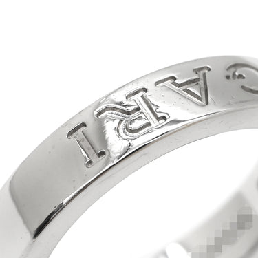 ブルガリ BVLGARI ブルガリブルガリ ダブルロゴ AN853348 ホワイトゴールド K18WG ダイヤモンド リング 指輪 18K 750AU 1Pダイヤモンド 11.5号