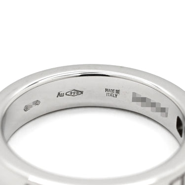 ブルガリ BVLGARI ブルガリブルガリ ダブルロゴ AN853348 ホワイトゴールド K18WG ダイヤモンド リング 指輪 18K 750AU 1Pダイヤモンド 11.5号