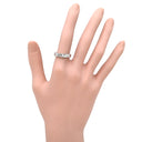 ブルガリ BVLGARI ブルガリブルガリ ダブルロゴ AN853348 ホワイトゴールド K18WG ダイヤモンド リング 指輪 18K 750AU 1Pダイヤモンド 11.5号