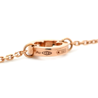 ブルガリ BVLGARI フィオレヴァー ピンクゴールド K18PG ダイヤモンド ネックレス Au750 K18PG パヴェ ダイヤ フラワーモチーフ オープンワーク