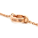 ブルガリ BVLGARI フィオレヴァー ピンクゴールド K18PG ダイヤモンド ネックレス Au750 K18PG パヴェ ダイヤ フラワーモチーフ オープンワーク