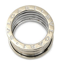 ブルガリ BVLGARI ビーゼロワン B-zero1 5バンドリング ホワイトゴールド K18WG #53(JP13) リング 指輪 BVLGARI Au750 WG 18K 18金 12号
