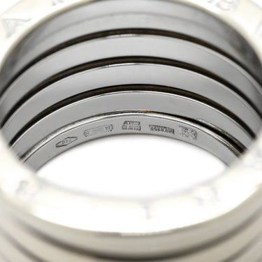 ブルガリ BVLGARI ビーゼロワン B-zero1 5バンドリング ホワイトゴールド K18WG #53(JP13) リング 指輪 BVLGARI Au750 WG 18K 18金 12号